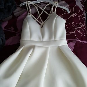 White Skater Dress